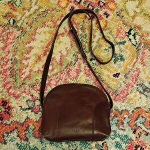 ABLE Leather Crossbody Purse